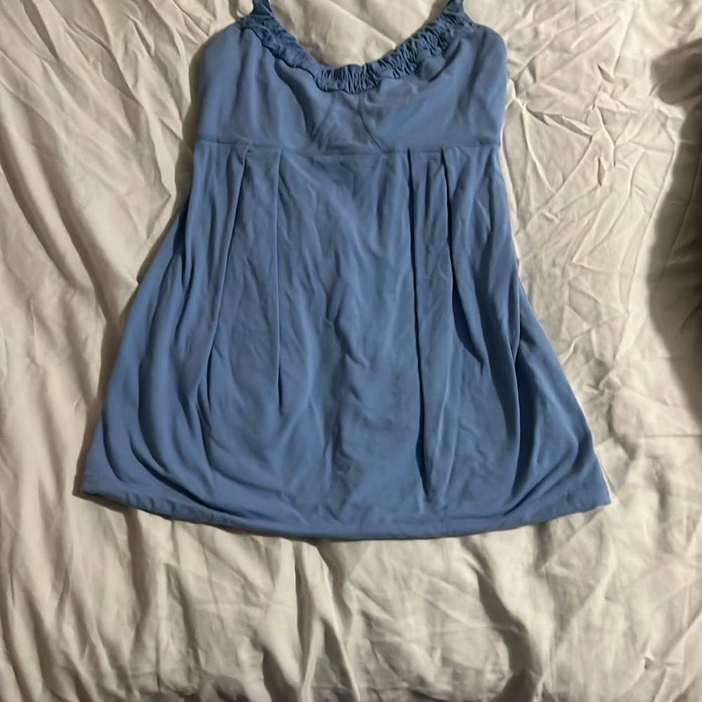 Blue Sleeveless Lululemon Top
